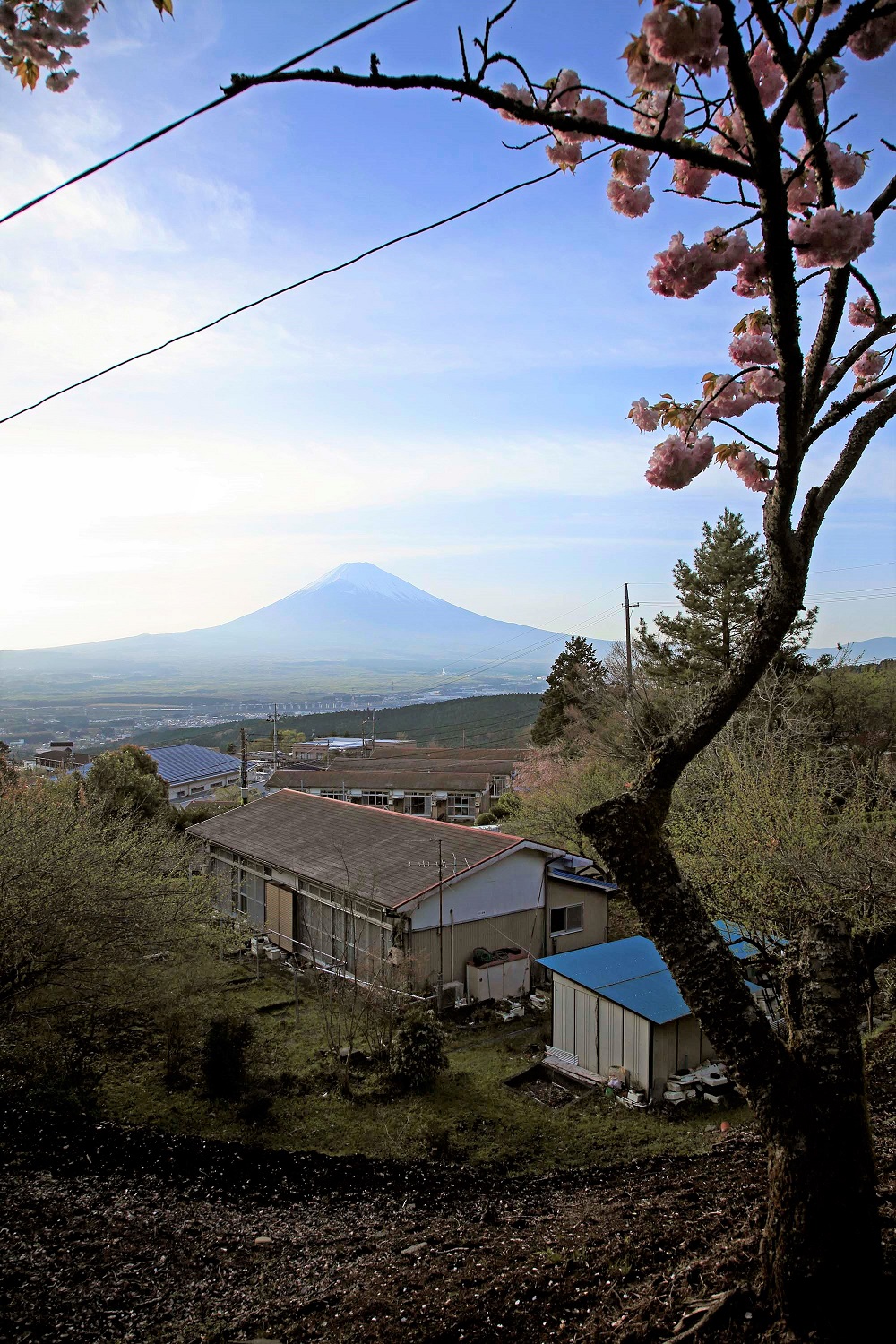 寮舎地区と富士2